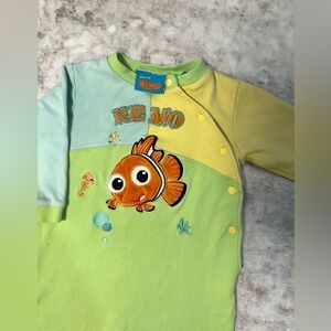 Disney Baby Yellow and Green Onesie